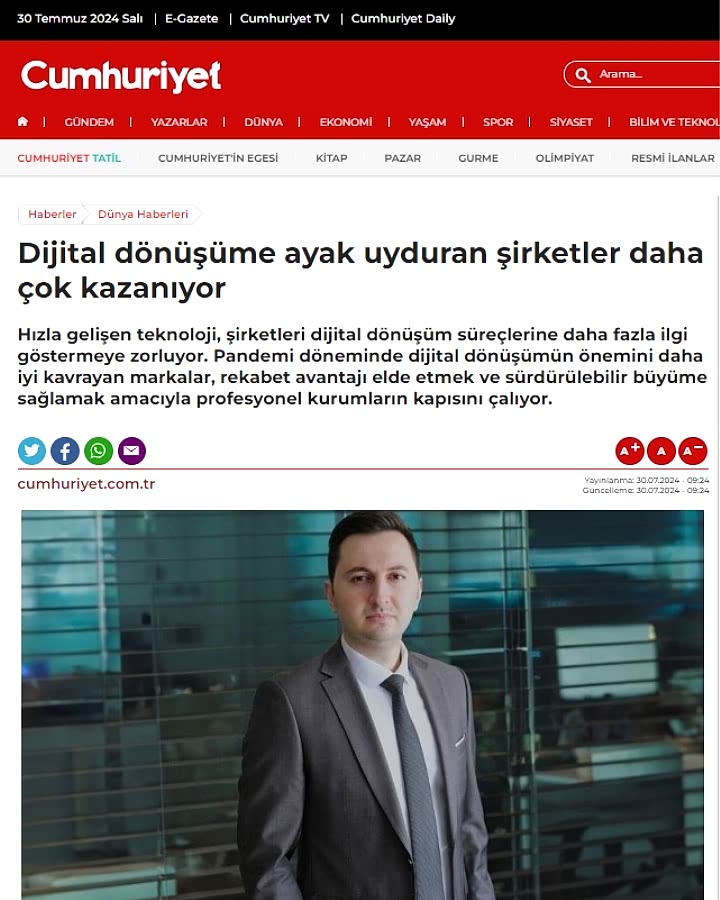 CUMHURİYET GAZETESİ UMUT UYSAL OPTİMAL AJANS